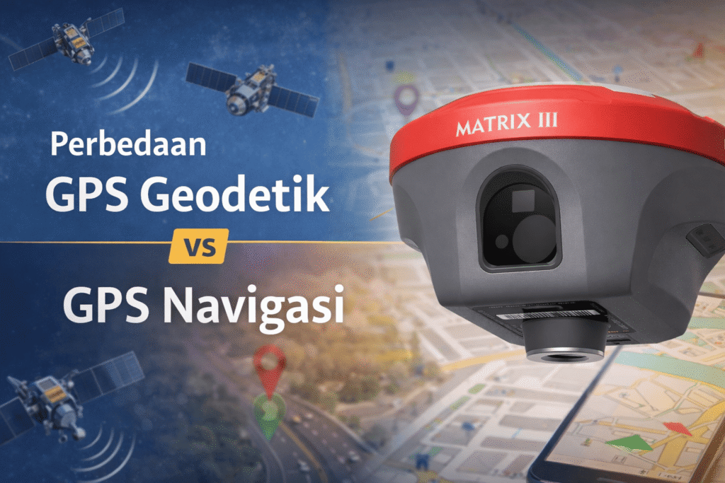 Perbedaan GPS Geodetik dan GPS Navigasi